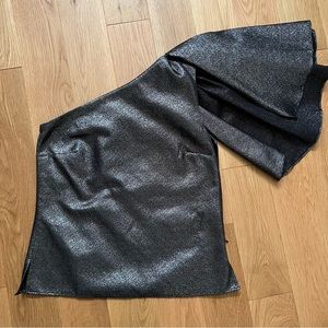 Zara Woman - One shoulder metallic top